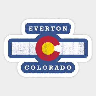 Visit Beautiful Everton, Colorado! Sticker